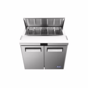 Mesón Saladette 2 Puertas Acero 246L MSF3610-MSALD36" Atosa - Imagen 3